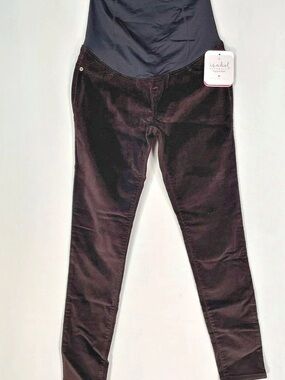 Isabel Maternity by Ingrid & Isabel Crossover Panel Corduroy Skinny Ankle Pants
